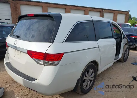 2015 Honda Odyssey Ex-L из США, поврежденный, VIN 5FNRL5H61FB055684